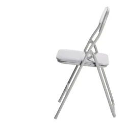 Chaise pliante Tracy métal gris foncé L49xP49xH79cm