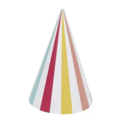 Chapeau de fête motif arlequin WOW thème candy x8