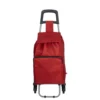 Chariot de course 3 roues rouge 35x18xH97cm