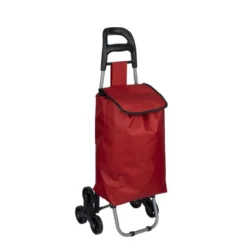 Chariot de course 3 roues rouge 35x26xH89cm