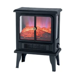 Chauffage effet flamme seule et 2 niveaux de chaleur 1800W Homday