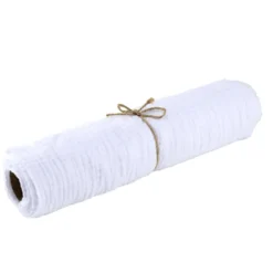 Chemin de table 100% coton blanc 30x280cm