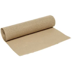 Chemin de table effet jute 270x28 cm