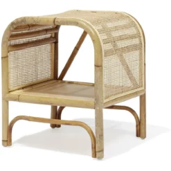 Chevet Malang rotin naturel - L40xP35xH45 cm