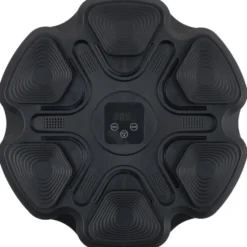 Cible de boxe murale bluetooth musicale et lumineuse noire Ø38cm