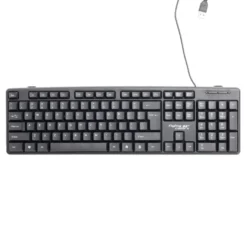Clavier filaire noir USB 14x42cm