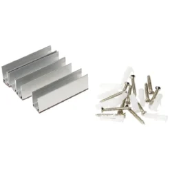 Clip mural accroche néon blanc chaud x6
