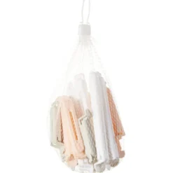 Clips pince sachet 3 formats rose gris blanc x20