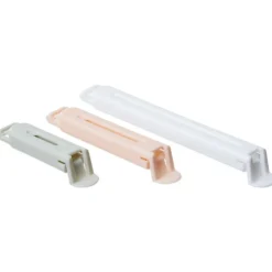 Clips pince sachet 3 formats rose gris blanc x20