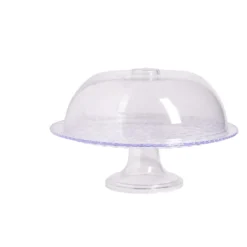Cloche pour gâteau avec support sur pied Ø30xH18cm