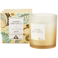 Coffret bougie Ambre précieux