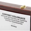 Coffret de coloriage en bois
