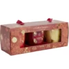 Coffret senteur 3 bougies 14H dans verre (2 modèles)