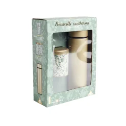 Coffret thé avec bouteille isotherme infuseur et boîte à thé