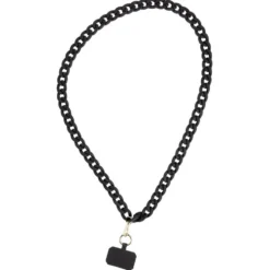 Collier chaîne doré pour téléphone 115cm