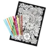 Coloriage velours avec 10 feutres