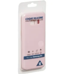 Coque en silicone Samsung S8+ rose