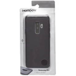 Coque souple noire pour Samsung Galaxy S9+