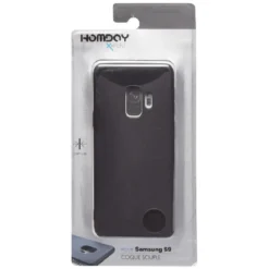Coque souple noire pour Samsung Galaxy S9