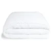 Couette caline polyester blanc 2 places 220x240cm