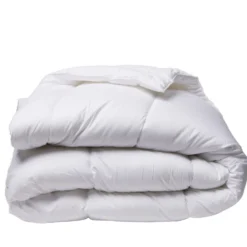 Couette tempérée DODO 2 personnes anti-acariens blanche 240x220cm