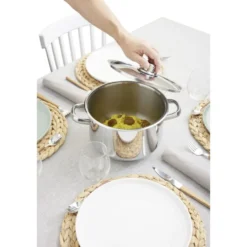 Couscoussier inox 6L tous feux Ø20cm