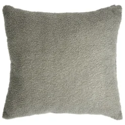Coussin carré effet laine bouclette 40x40cm (3 modèles)