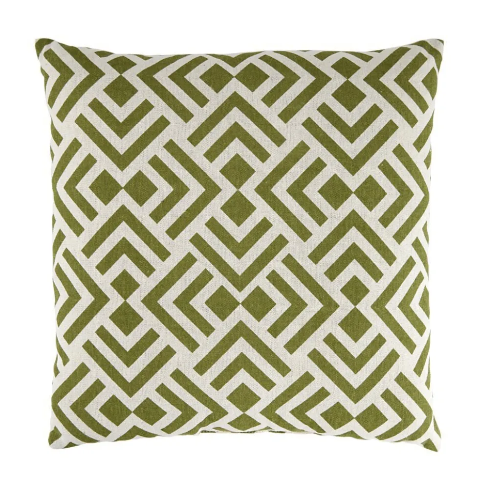 Coussin carré en polycoton à motifs 40x40cm (3 modèles)