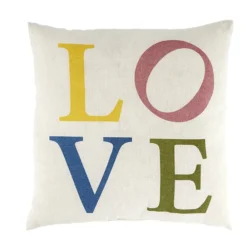 Coussin carré en polycoton à motifs 40x40cm (3 modèles)