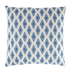 Coussin carré en polycoton à motifs 40x40cm (3 modèles)