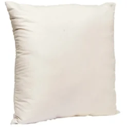 Coussin carré en polyester taupe