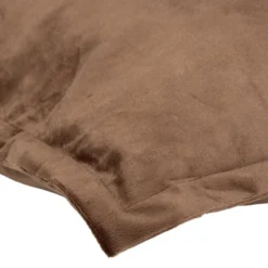 Coussin carré velours contour à volant 60x60cm (3 modèles)