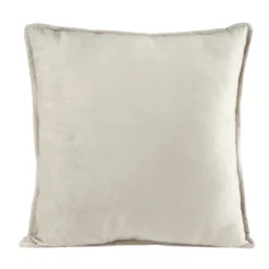 Coussin carré velours uni 45x45cm (2 modèles)
