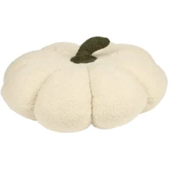 Coussin citrouille XL polyester Ø45xH33cm (4 modèles)