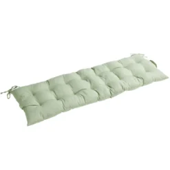 Coussin de banc assise matelassée à nouettes 45x120cm (3 couleurs)