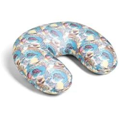 Coussin de voyage microbille motif feuillage
