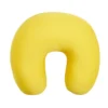 Coussin de voyage microbille jaune