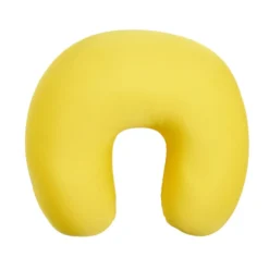 Coussin de voyage microbille jaune