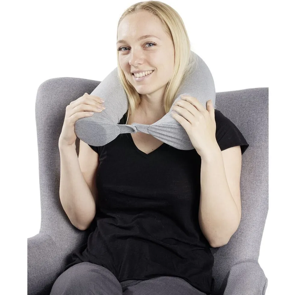 Coussin de voyage modulable 2en1