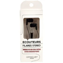 Écouteur filaire intra auriculaire L. 120 cm