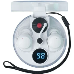 Écouteurs bluetooth ABS et plastique Ø6,6cm - 2 coloris