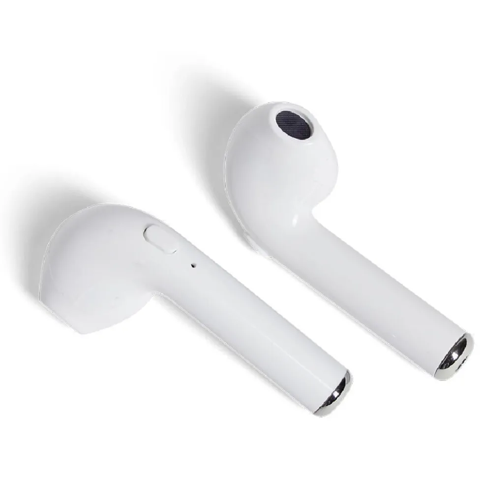 Écouteurs Bluetooth avec étui de charge blanc