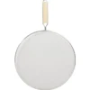 Couvercle anti éclaboussures écran inox et bambou Ø29cm