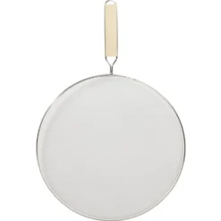 Couvercle anti éclaboussures écran inox et bambou Ø29cm