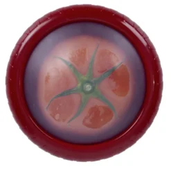 Couvercle conserve tomate en silicone et abs - Ø13xH2,5cm