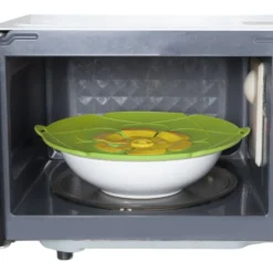 Couvercle multifonction silicone vert et jaune Ø26cm