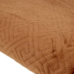 Couvre-lit 2 personnes velours matelassé 220x240cm (2 modèles)