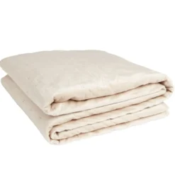 Couvre lit 2 personnes velours en pinsonic 220x240cm beige ou marron