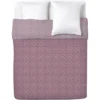 Couvre lit réversible rose 240x220cm