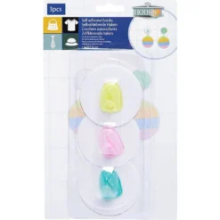 Crochet autocollant x3